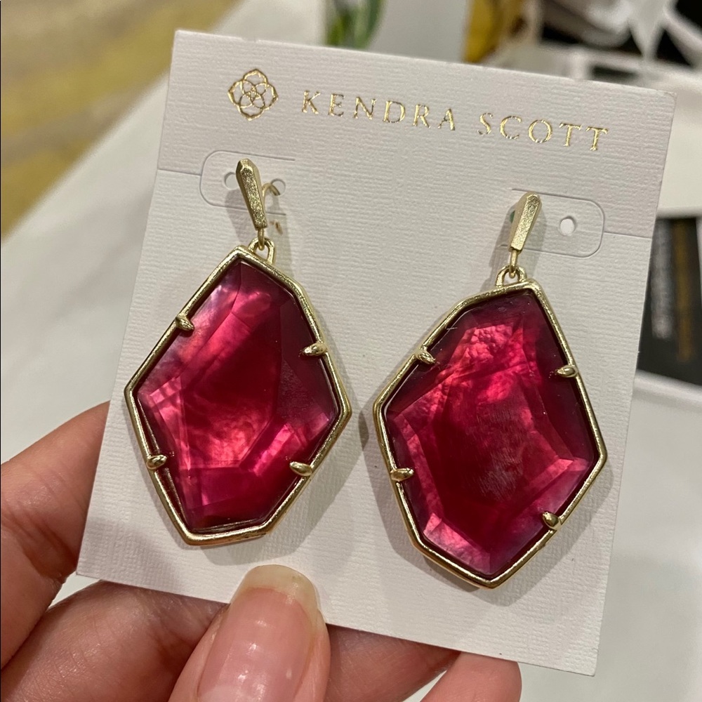 Kendra Scott Dunn Earrings Berry Illusion